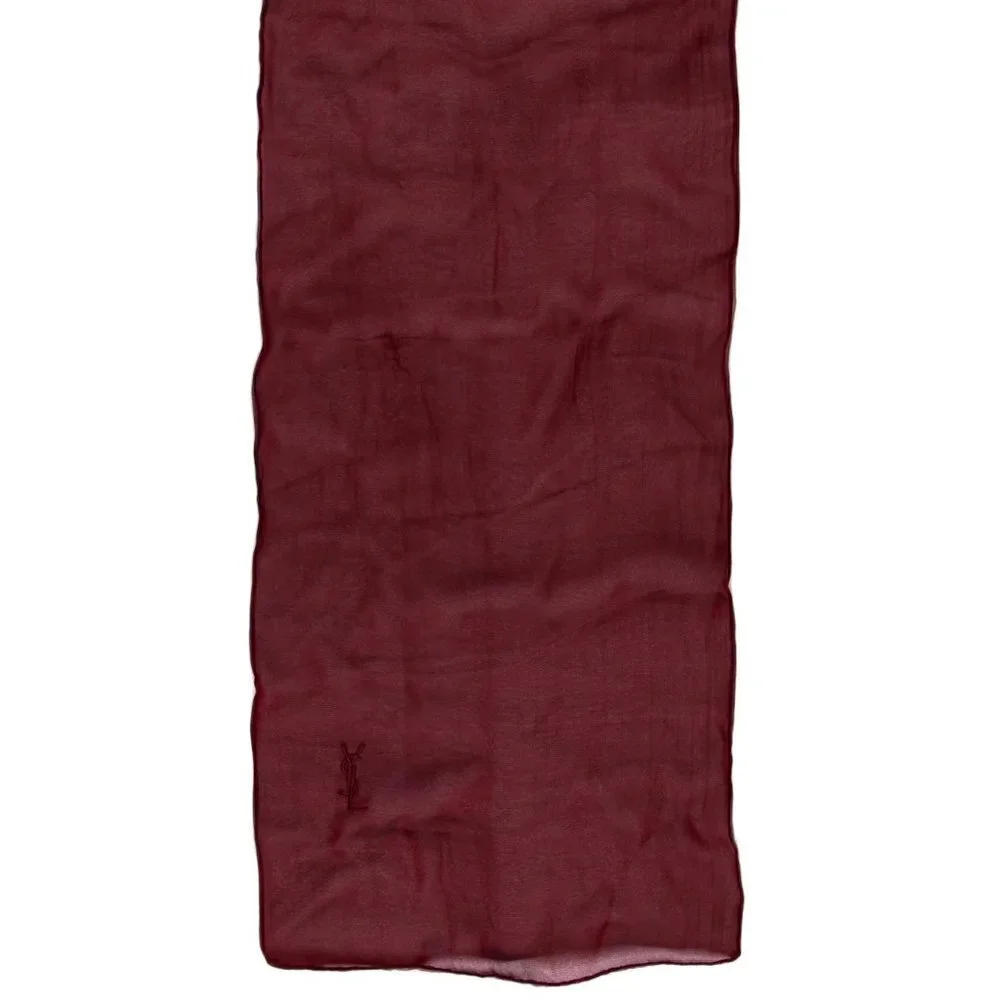 YVES SAINT LAURENT Silk Scarf​​​ - Picture 3 of 3